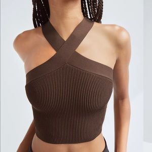 Aritzia Sculpt Knit Criss Cross Tank
